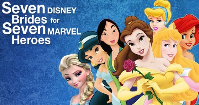 What If Disney Princesses Married Marvel Heroes?